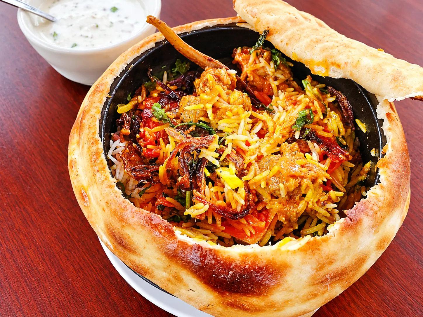 Goat Dum Biryani